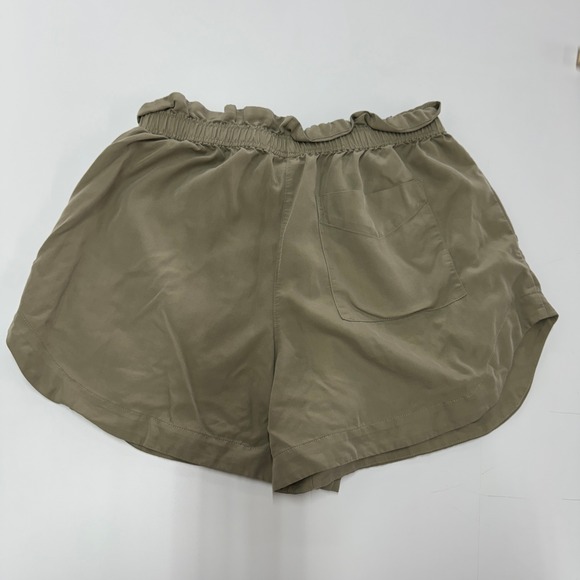Varley Shorts Womens Medium Green Jonas Paper Bag Waist Casual Relaxed Fit - Picture 4 of 9